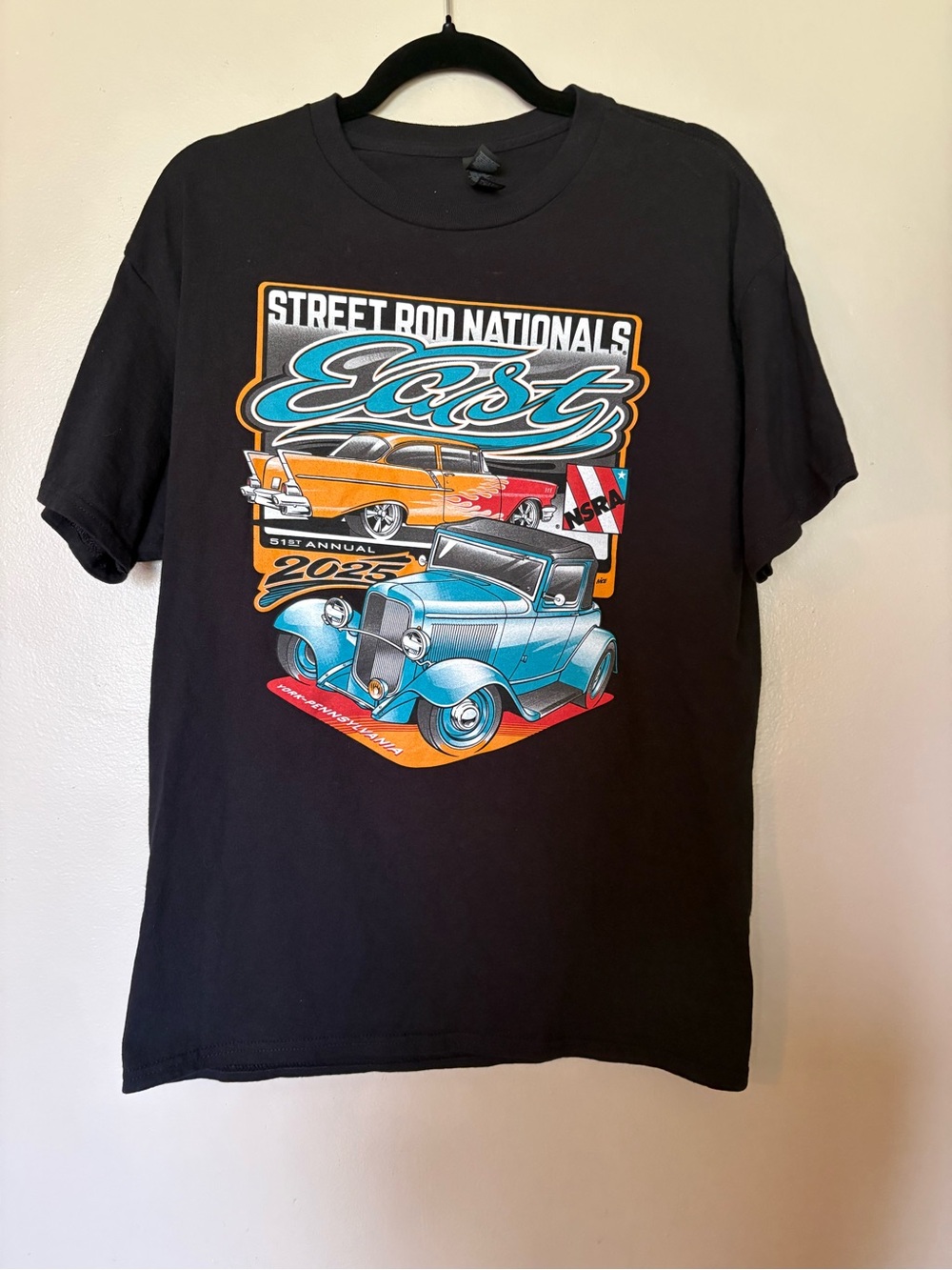 Street Rod Nationals East 2025 Graphic Tee - Black